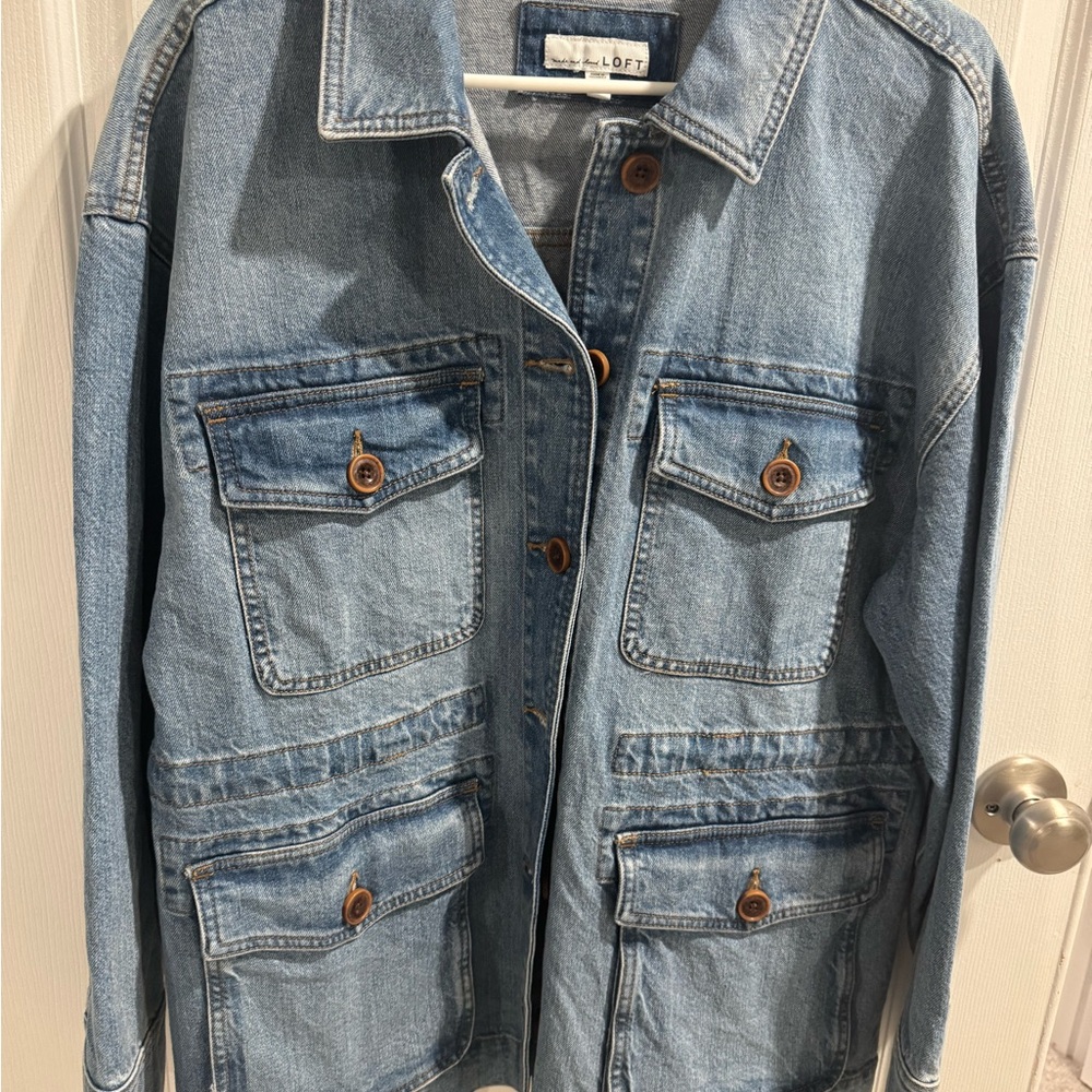 LOFT Denim Chore Coat